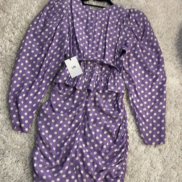 New! LPA Ailisa Annette dot XS dress CUTE! - Picture 11 of 11
